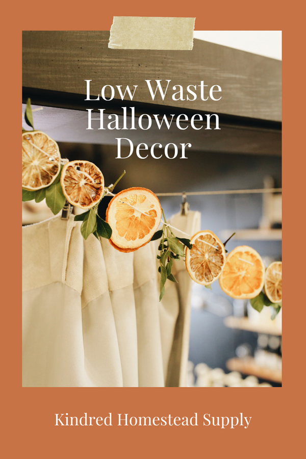 Low Waste Halloween Decor