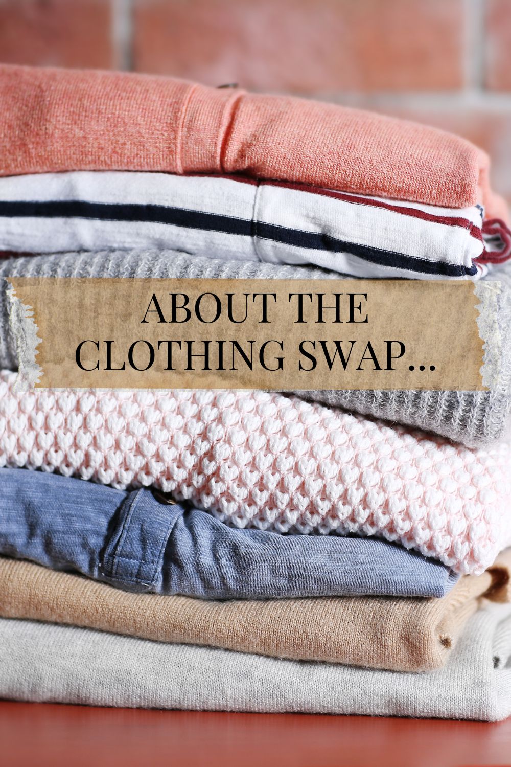 About The Clothing Swap... — Kindred Homestead Supply