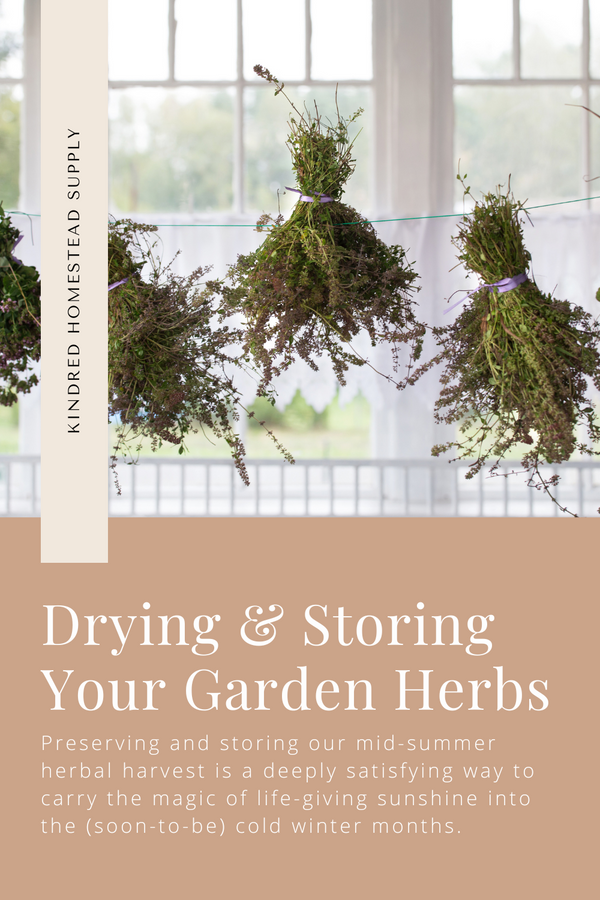 Drying & Storing Garden Herbs