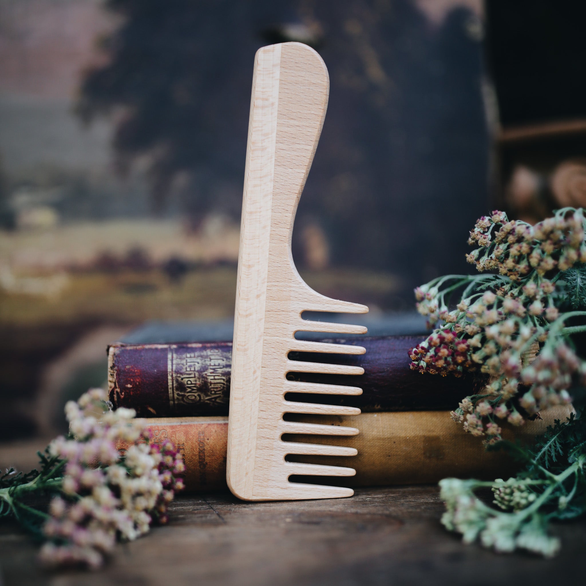 Natural Wood Comb